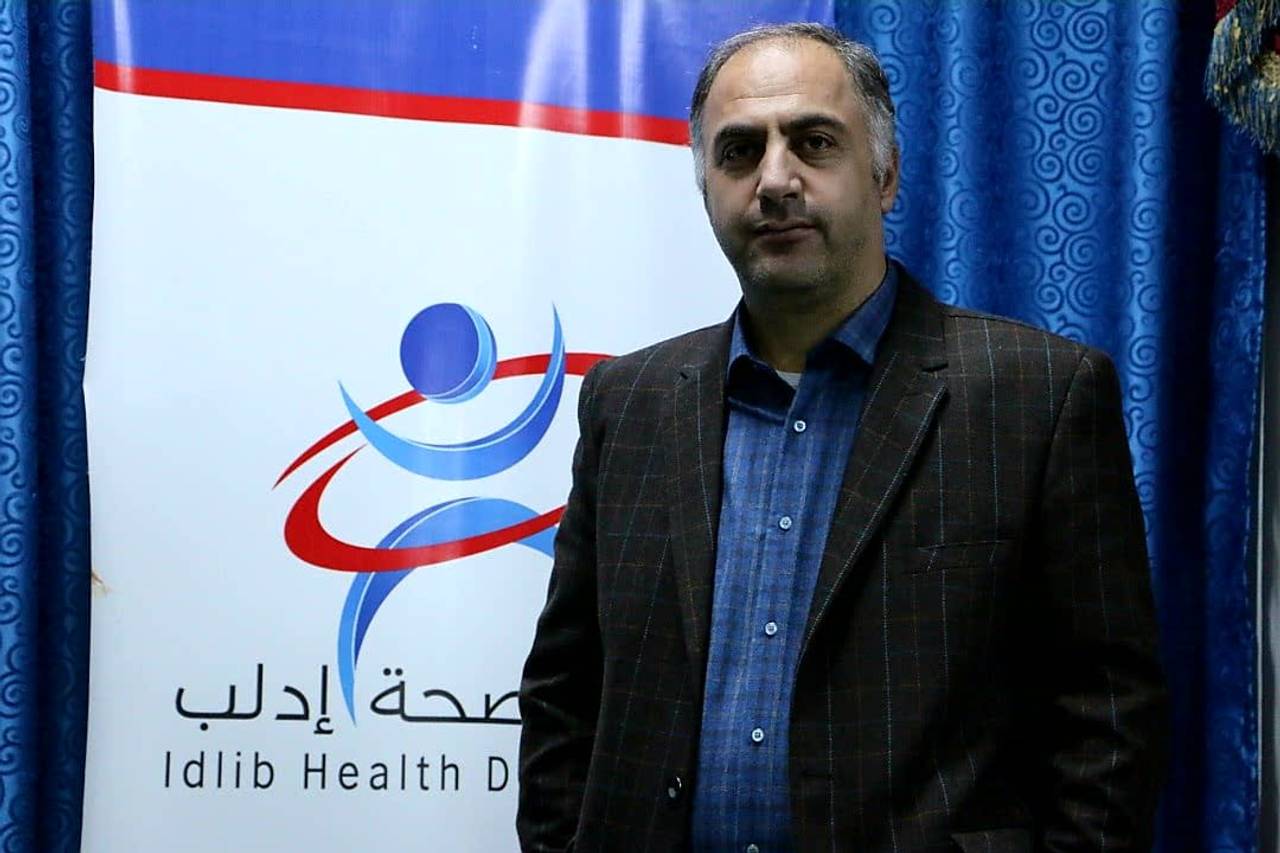 Dr. Mustafa Aledo er nestleder i helseadministrasjonen i Idlib.