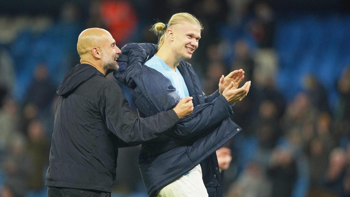 Haaland hyller Guardiola: – Fikk storhet til å føles normalt