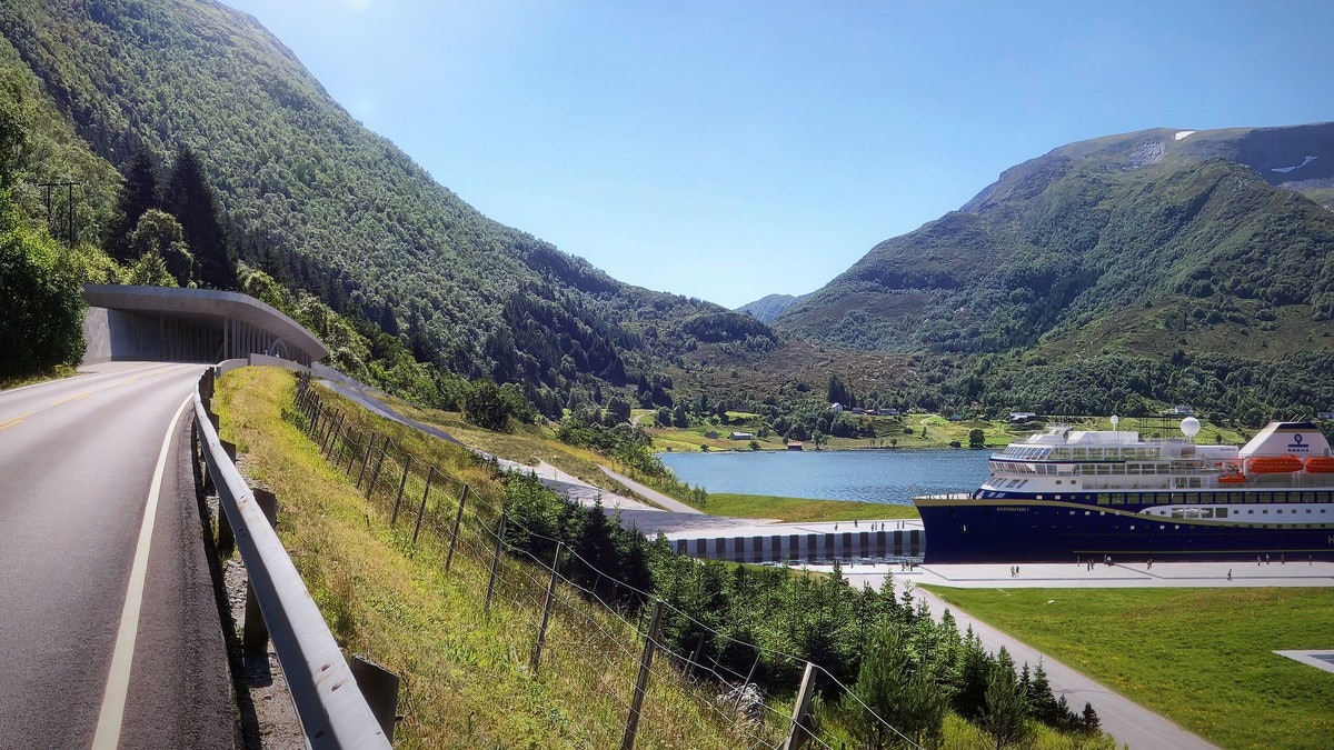 Skipstunnel kan gi hurtigbåtrute mellom Bergen og Ålesund