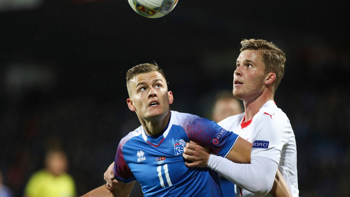 Island tapte mot Sveits
