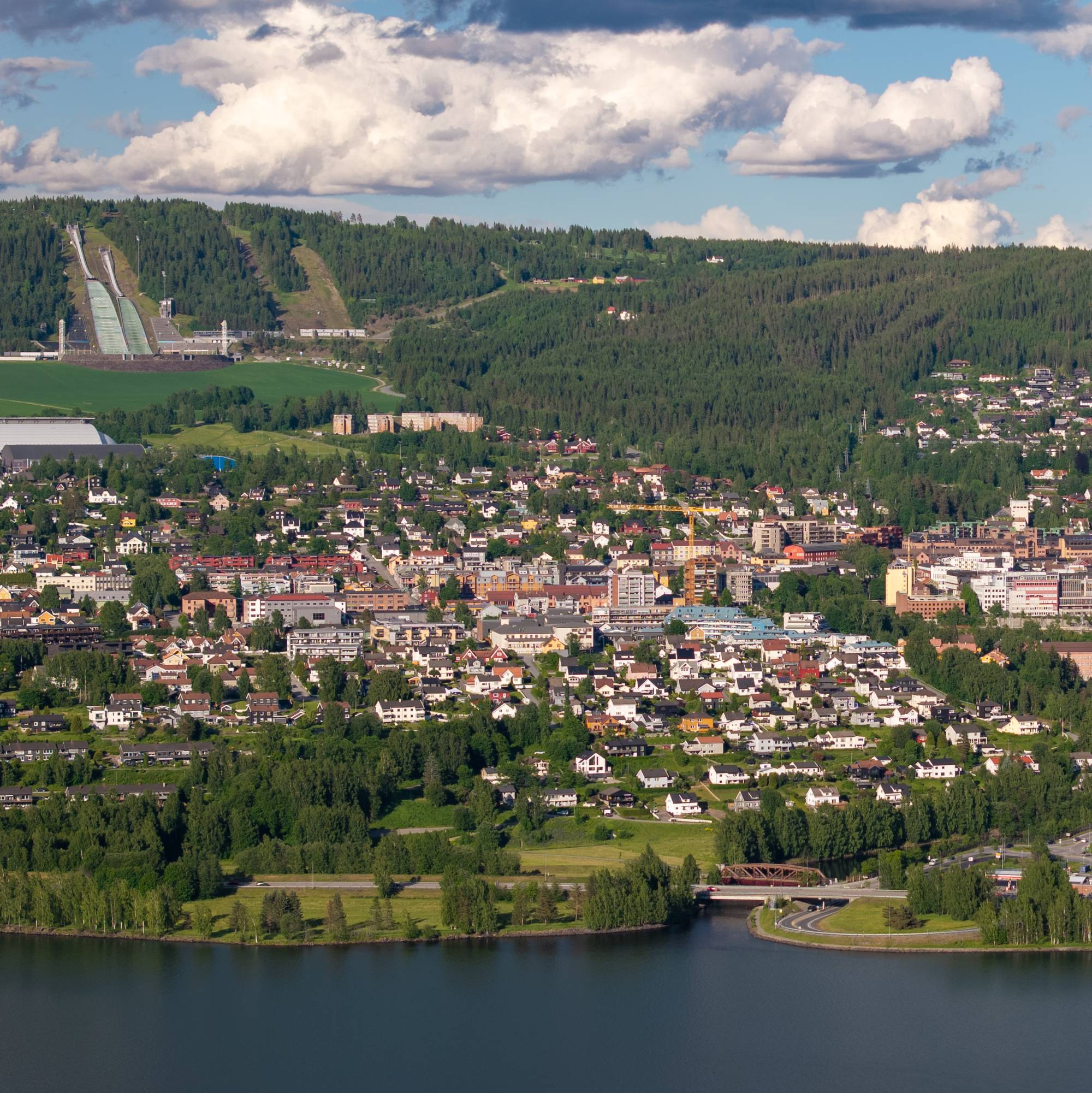 Lillehammer ovenfra
