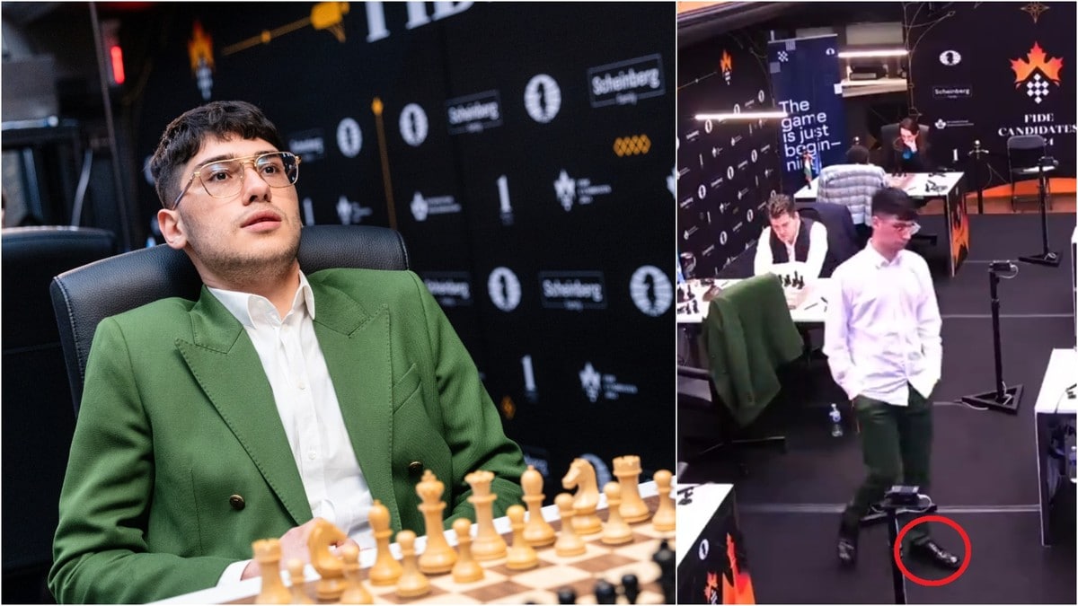 Sjakkprofil skulda for å ha bråkete sko: – Høyrdest ut som han hadde på seg støvlar