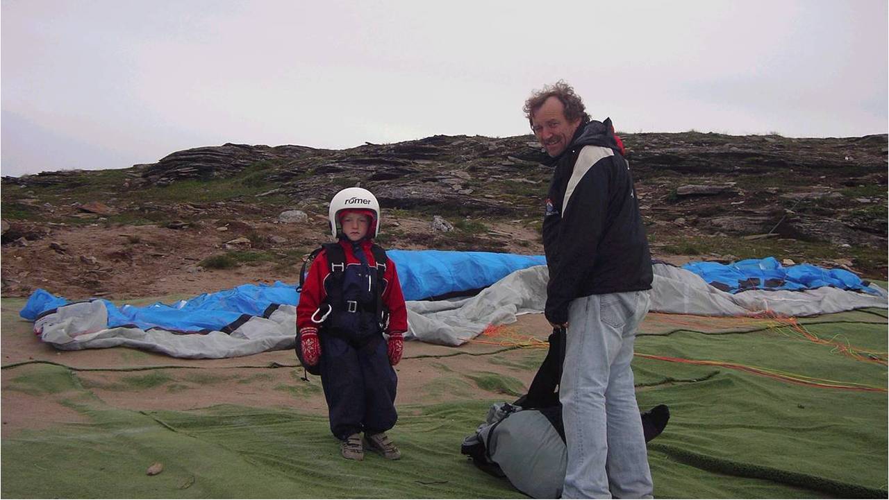 Henrik Holand Solø og Thor Solø på Keiservarden