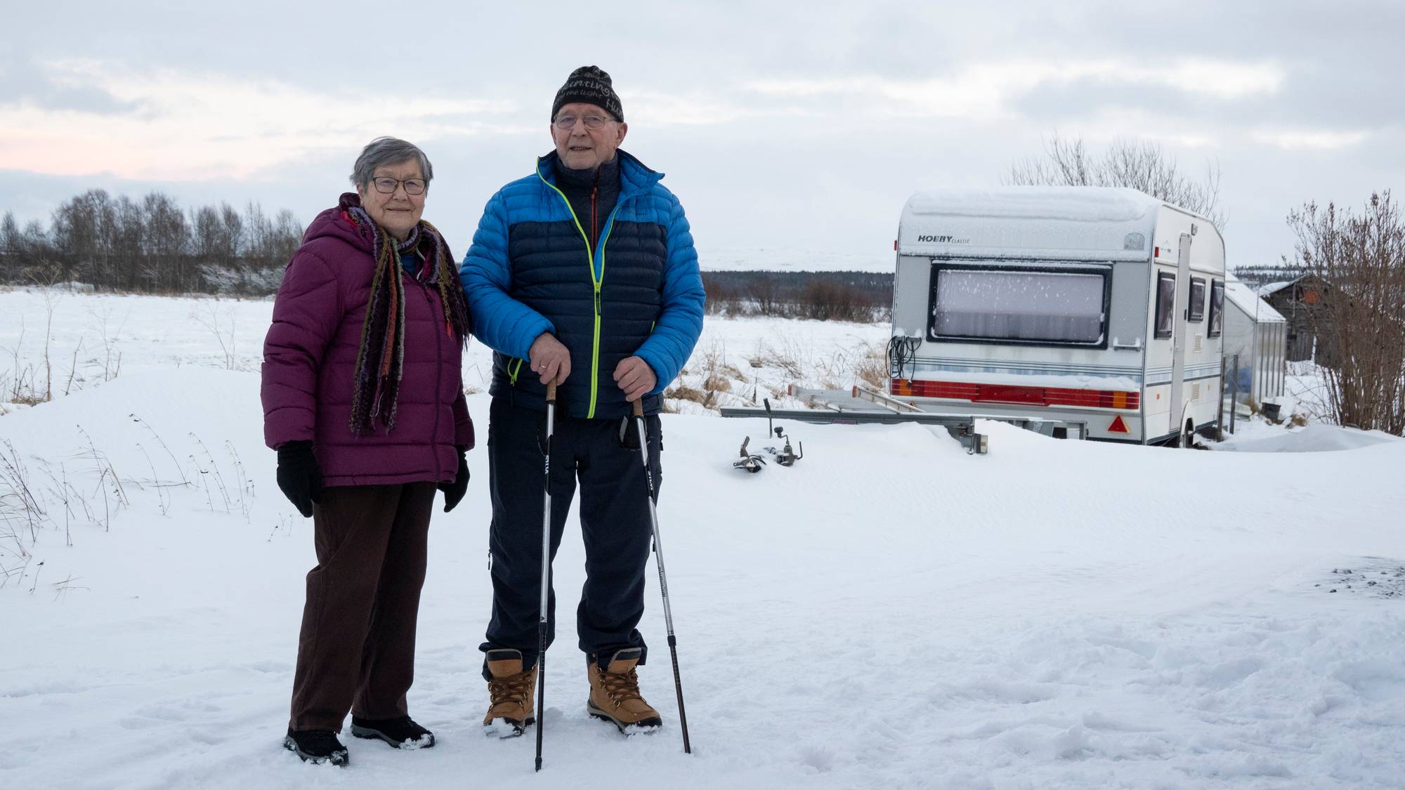 Den russiske avhopperen Andrej Medvedev tok seg forbi huset til Anna og ...