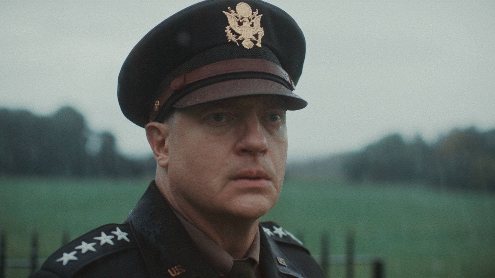 Brendan Fraser som Dwight D. Eisenhower i storfilmen Pressure. 