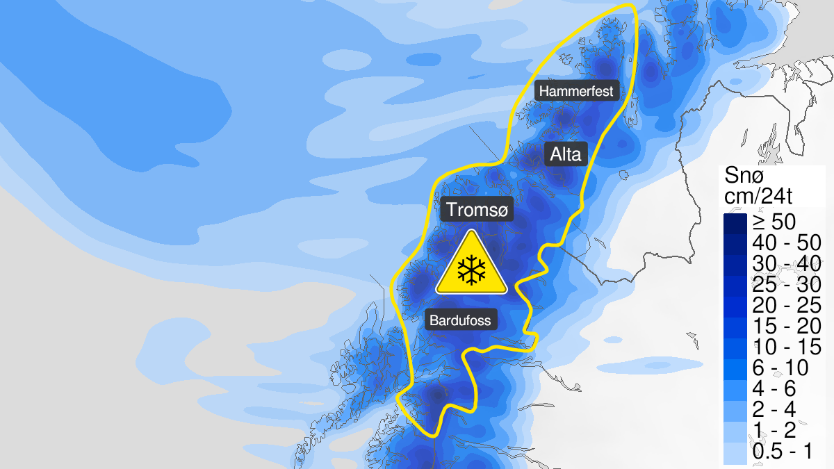 Venter mye vind og kraftig snøfall i Nord-Norge: – Kan skape forsinkelser