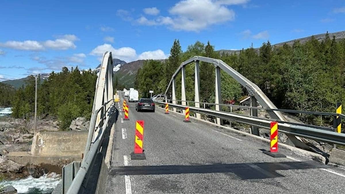 Fant skader på E6-bru