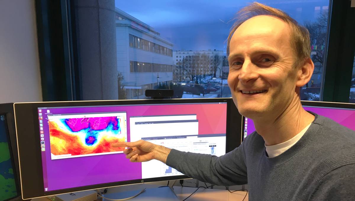 Varm sommerdag på gang