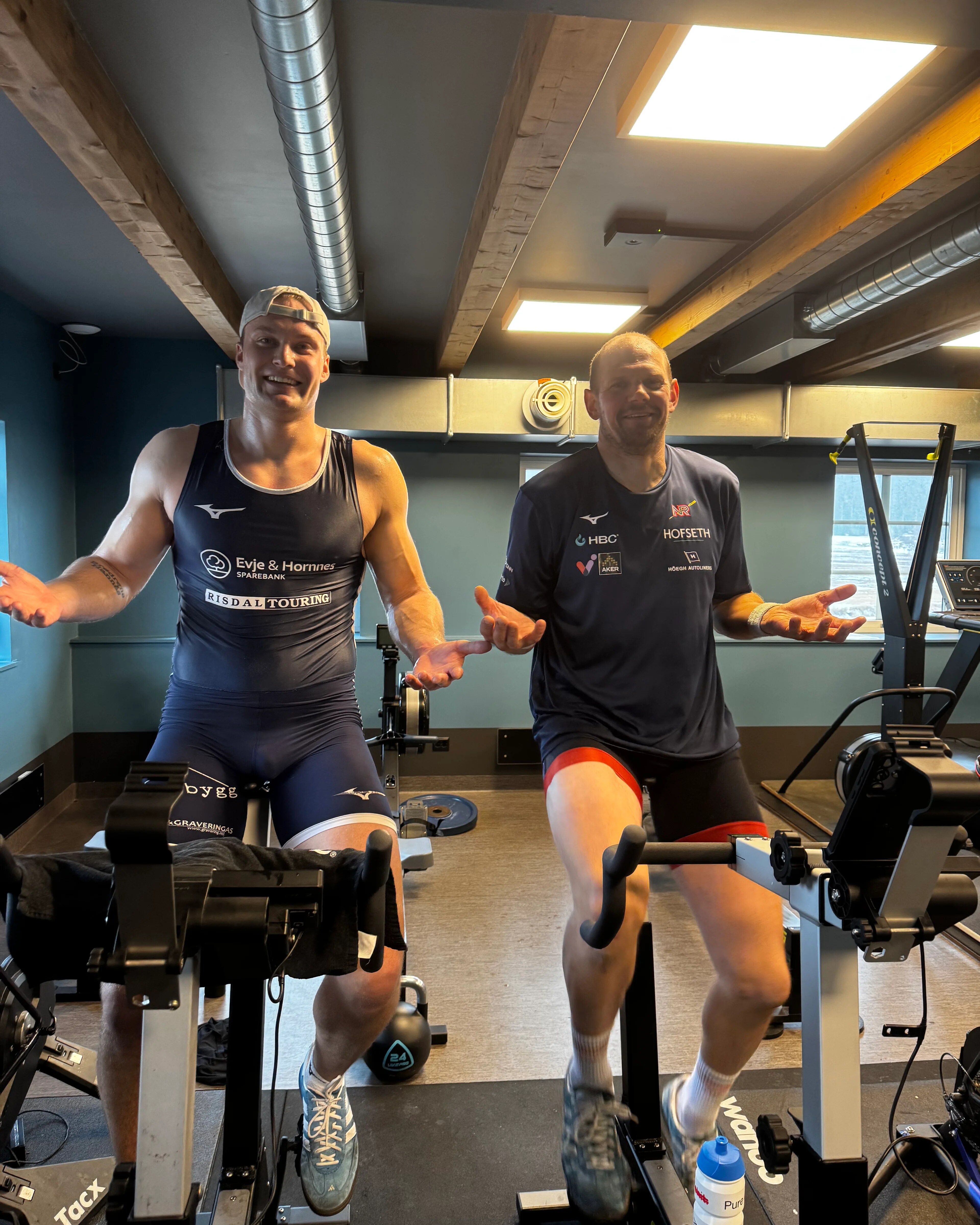 Thorstein Risdal Hannås og Olaf Tufte