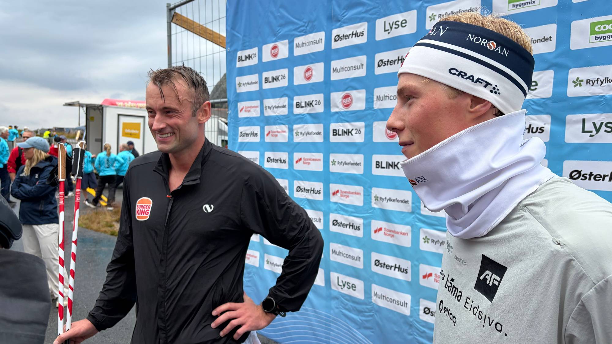 Petter Northug og Einar Hedegart under Lysebotn opp 2026