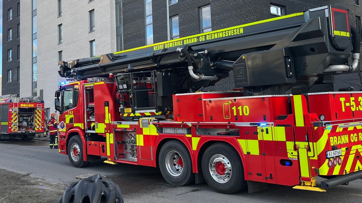 Brann i blokk i Lørenskog slukket