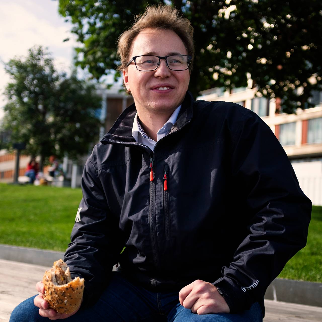 Espen Erlingsen på Aker brygge i Oslo