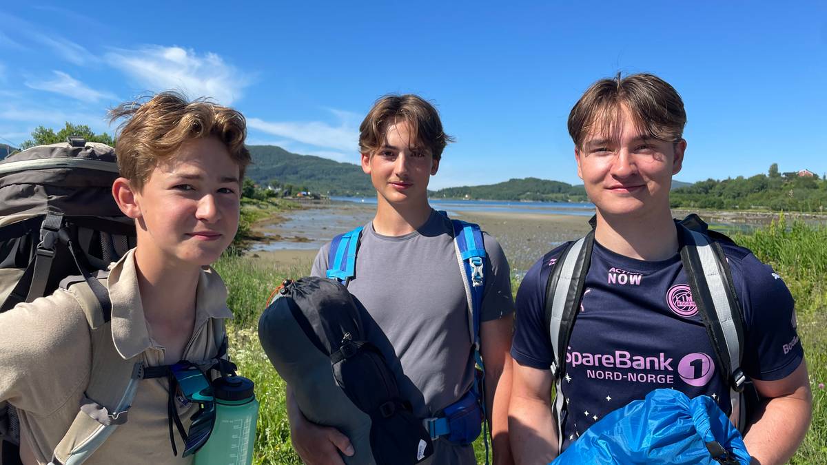 Sov utendørs i natt: – Det var ganske varmt i teltet