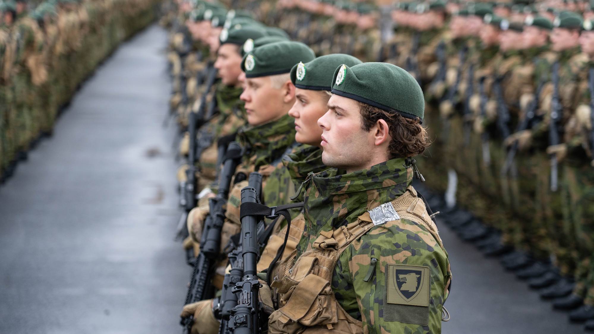 Finnmarksbrigaden på Garnisonen i Porsanger