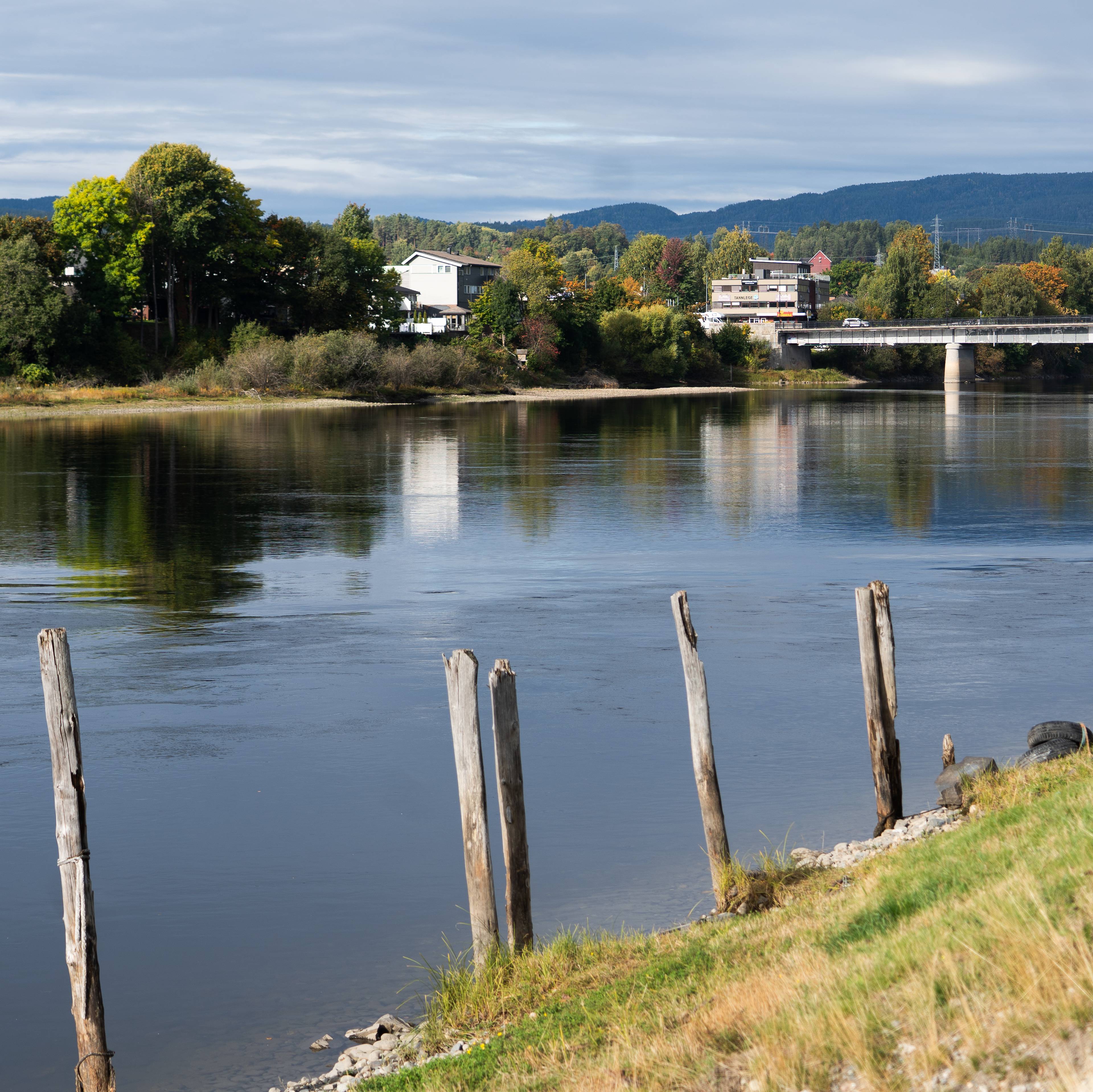 Klorbehandling av Drammenselva