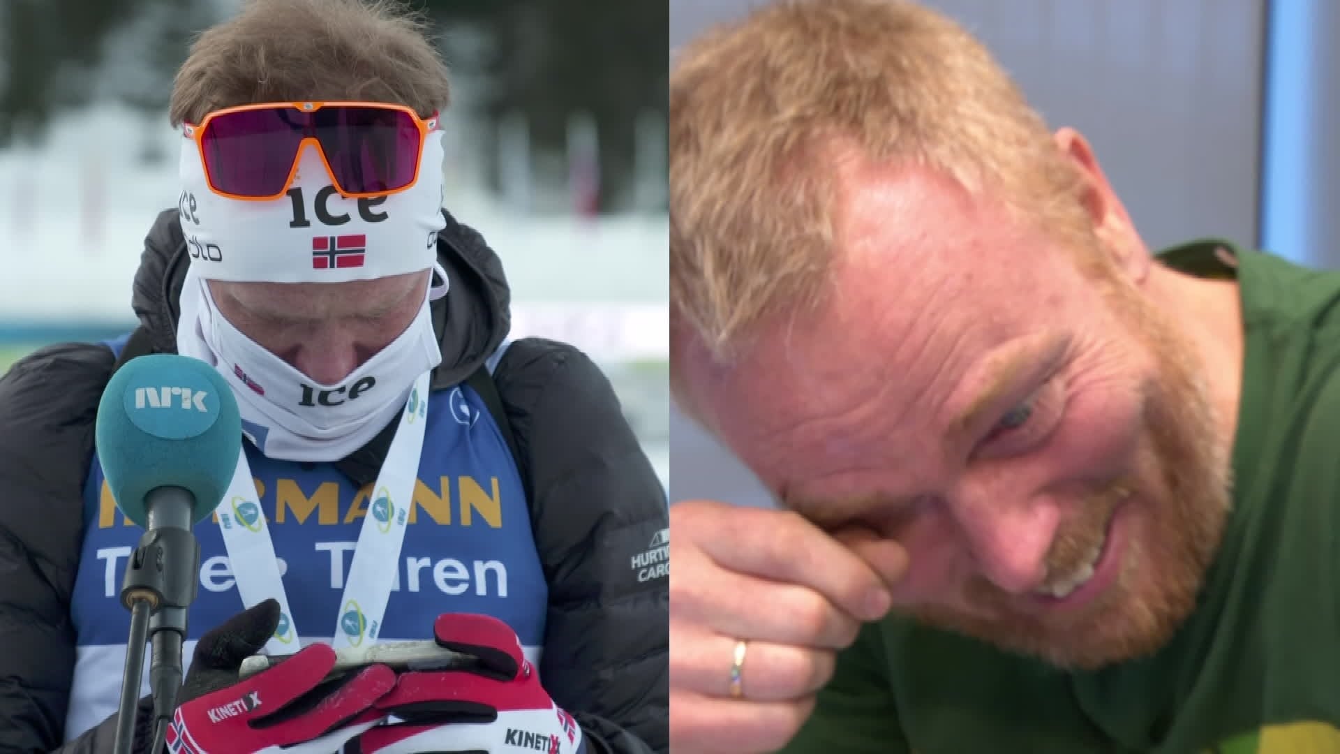 Dale Knakk Sammen Da Han S Farens T rer Etter VM medaljen NRK Sport