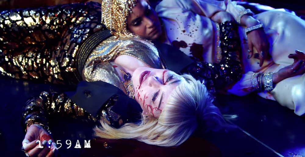 Madonna blir skoten i kontroversiell video