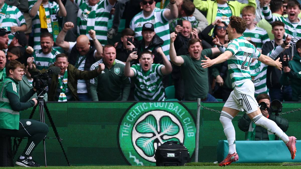 Banestorming da Celtic sikret seg tittelen