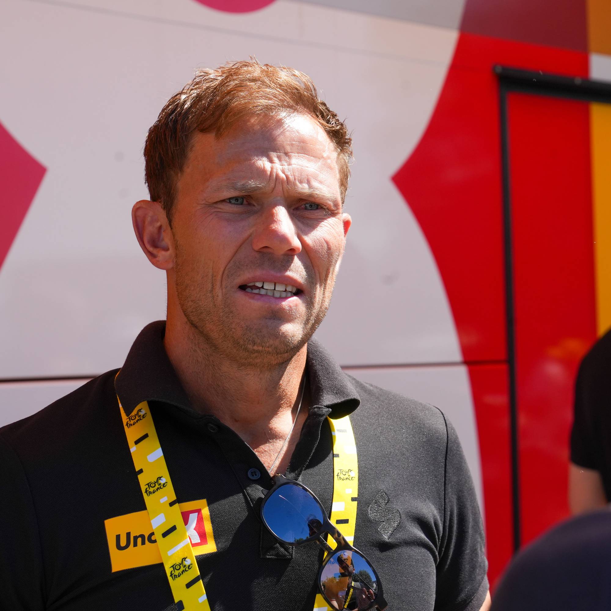 Thor Hushovd iført svart skjorte