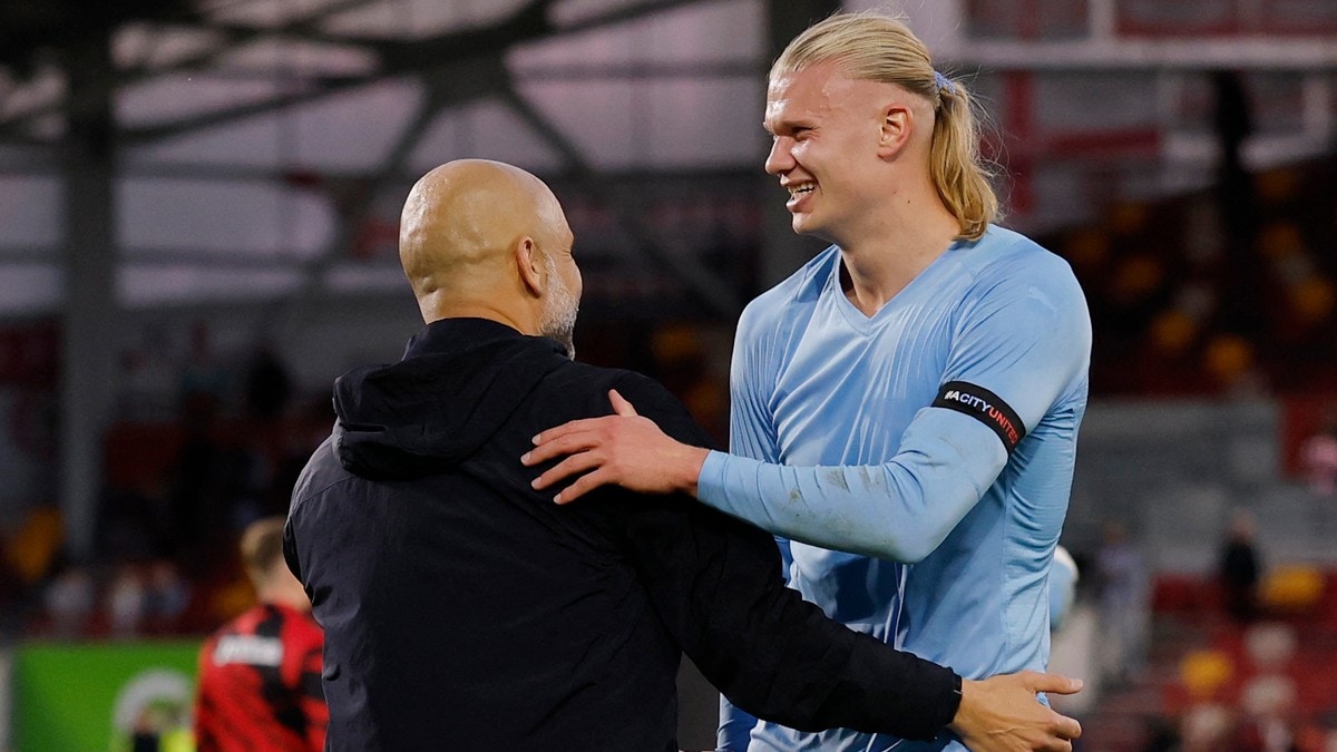Guardiola forberedt på formdupp for Haaland: – Da skal jeg være der for han