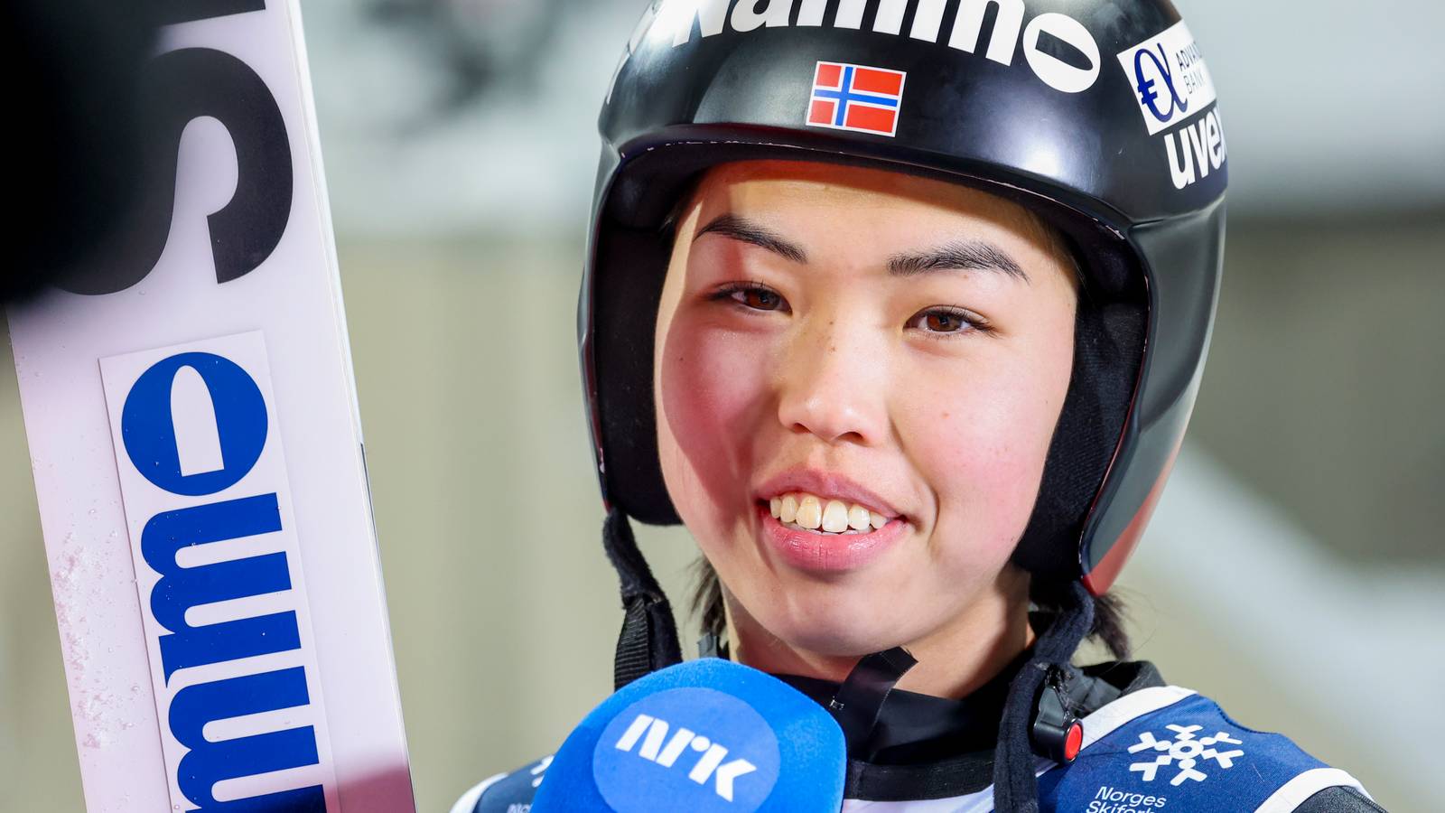 Thea Minyan Bjørseth pådro seg skader i det venstre kneet og albuen da