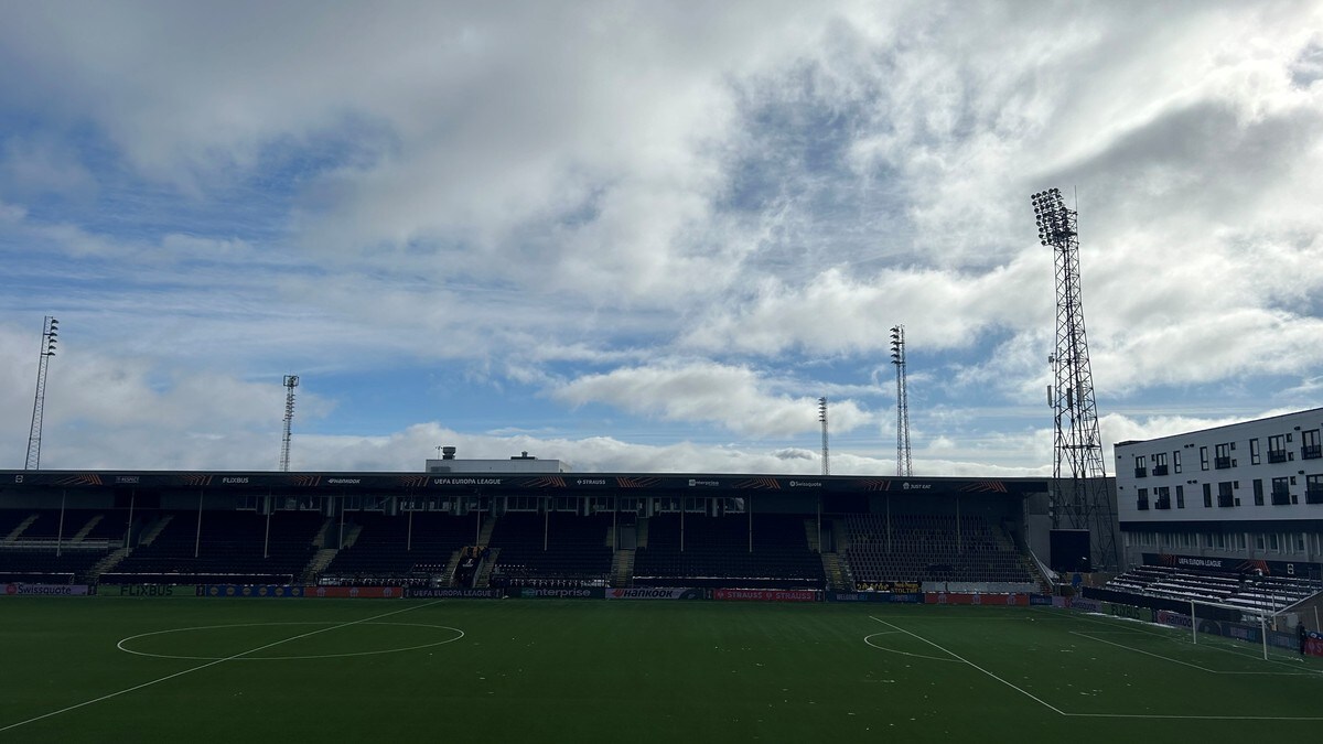 Gressmatta på Aspmyra er snøfri