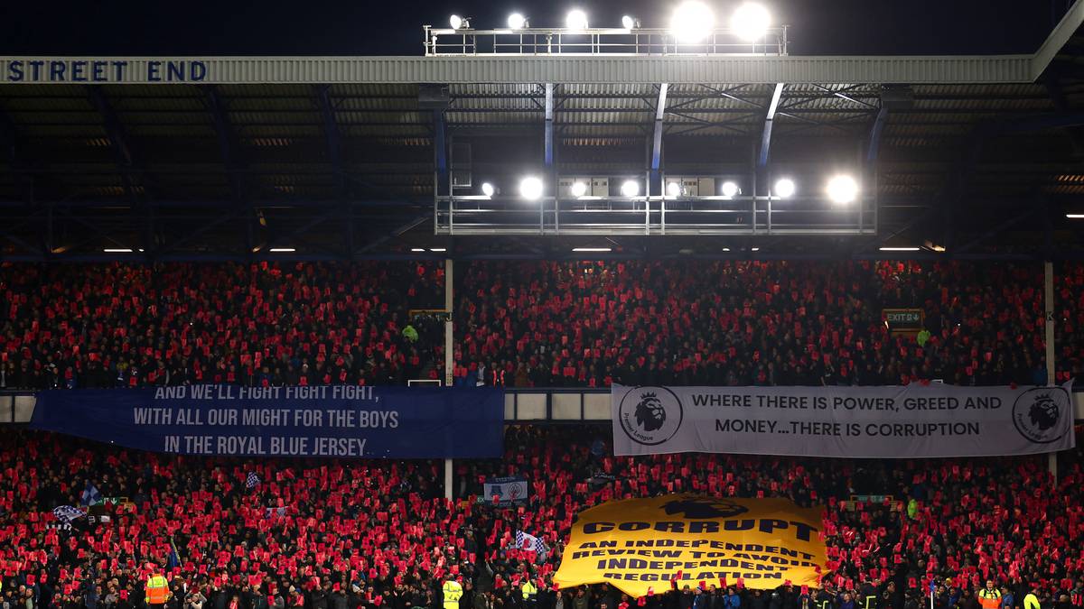 Tifosi dell’Everton con un messaggio chiaro dopo il sorteggio – NRK Sport – Notizie sportive, risultati e programma delle trasmissioni