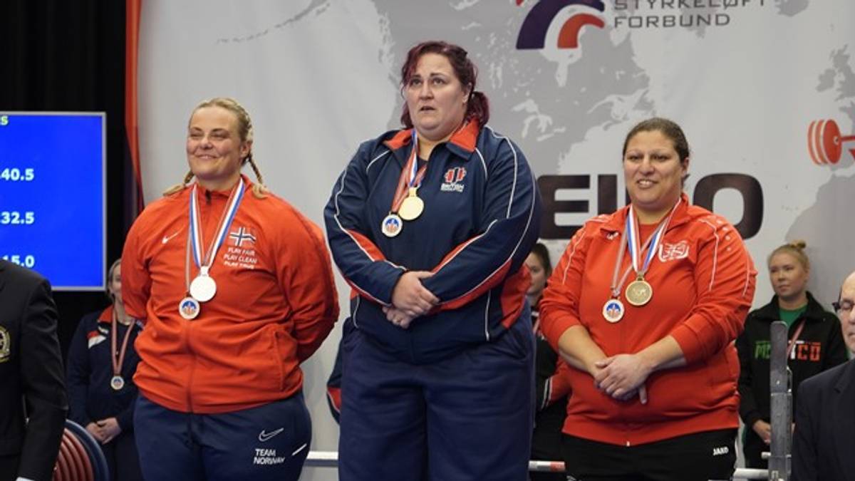 To sølv til Norge i VM i benkpress