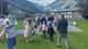 Photo: Sara Lovise Roaldseth/NRK A rustic tribute on a wedding day in Geirangerfjord.