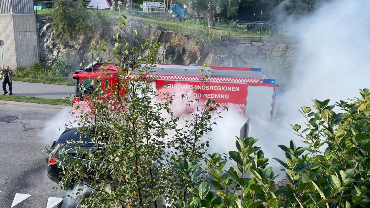 Har slukket bilbrann