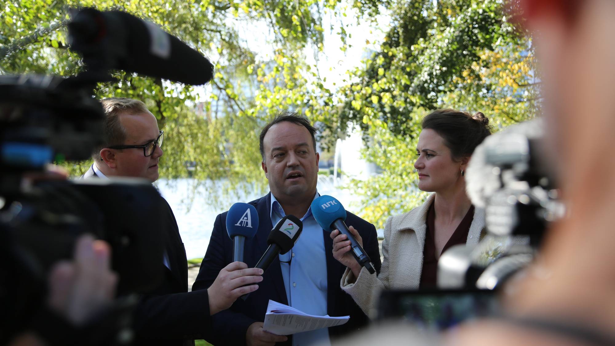 Frode Myrhol og partiet han FNB fikk stor oppslutning i 2019-valget.