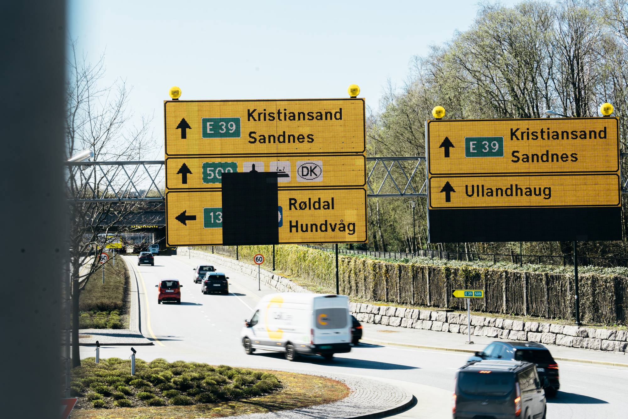 Det blir flere digitale trafikkskilt på norske veier 