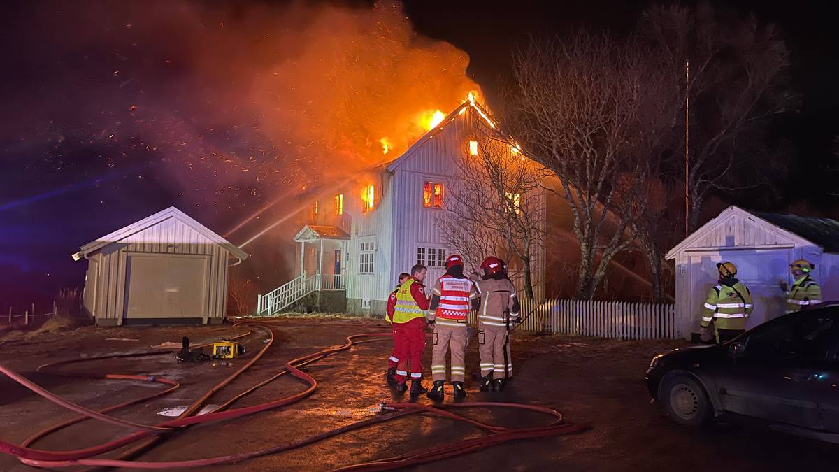 Fire in rectory in Bø in Vesterålen – Latest news – NRK