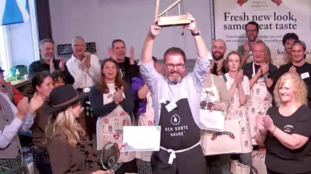 Sven Seljom deltar i VM i havregrøt i Skottland