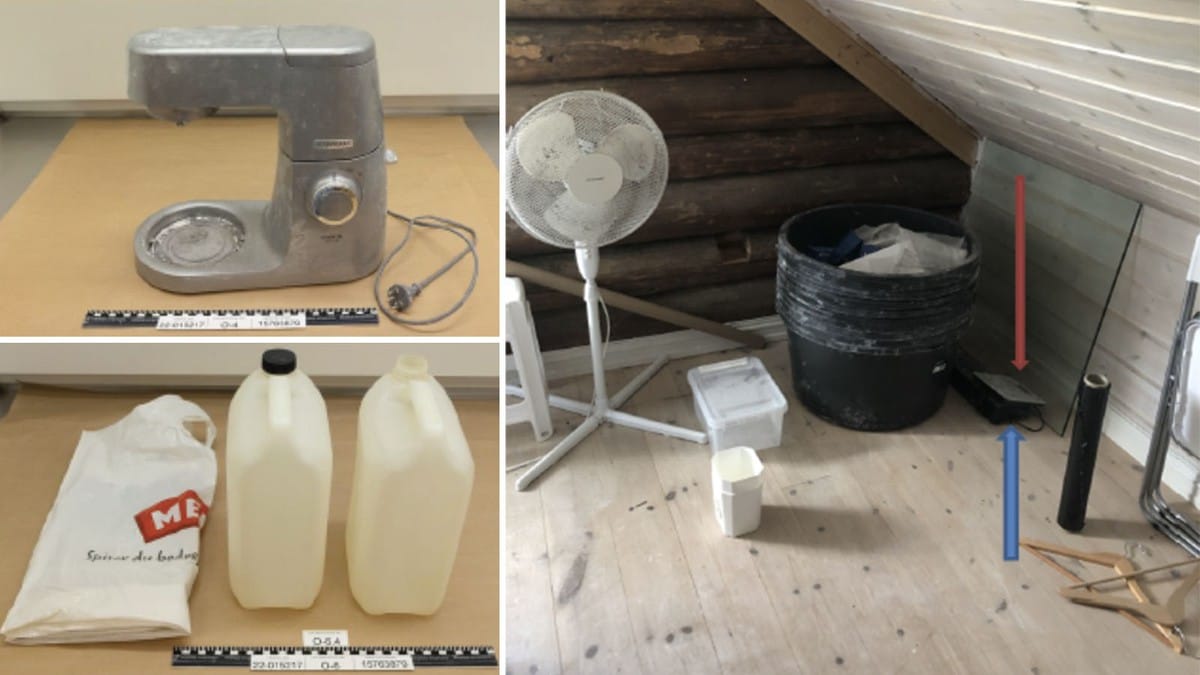 Dette fant politiet: Narkofabrikk med kjøkkenmaskin