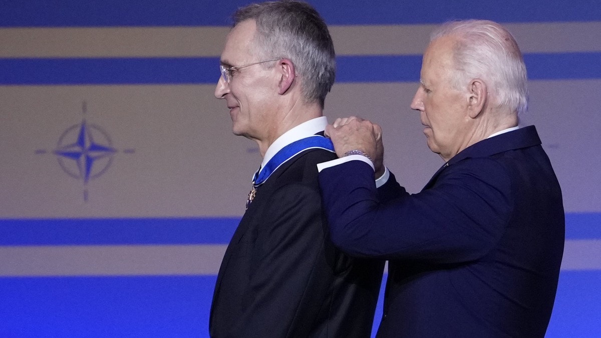 Jens Stoltenberg får presidentens frihetsmedalje