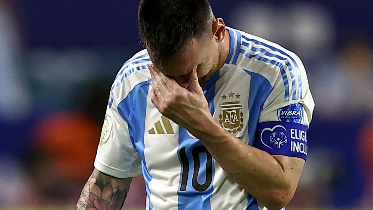 Messi av banen med skade i Copa America-finalen