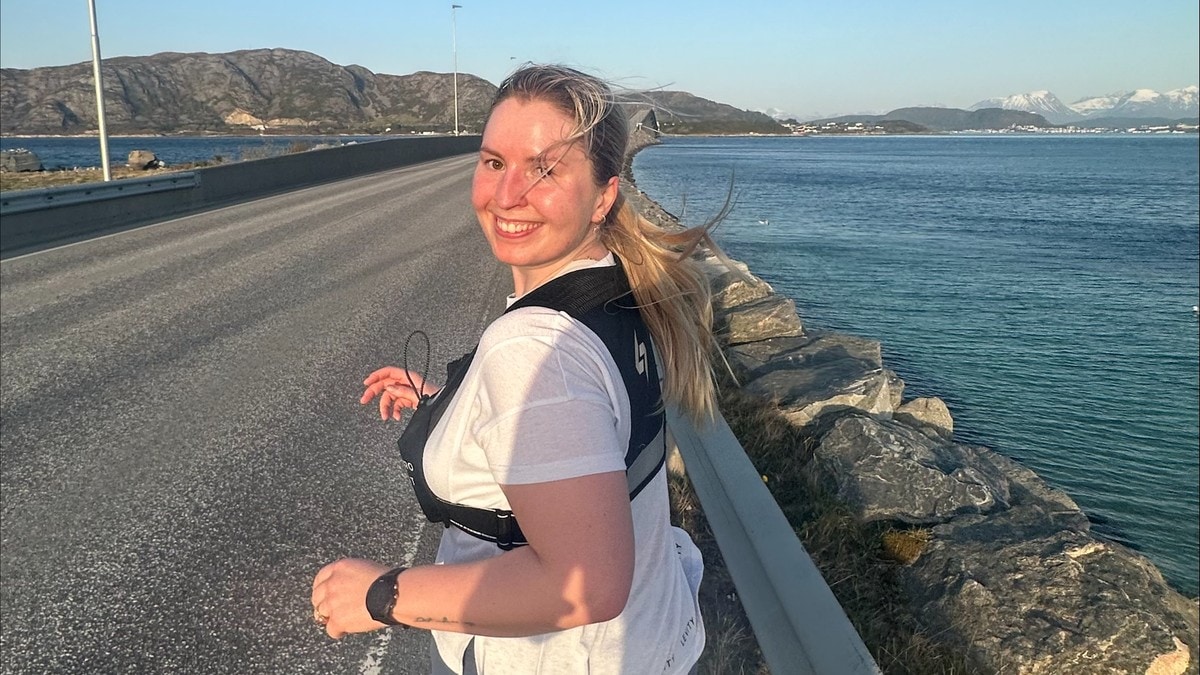Elisabeth (27) spør etter stravaen til dei ho møter på løpetur