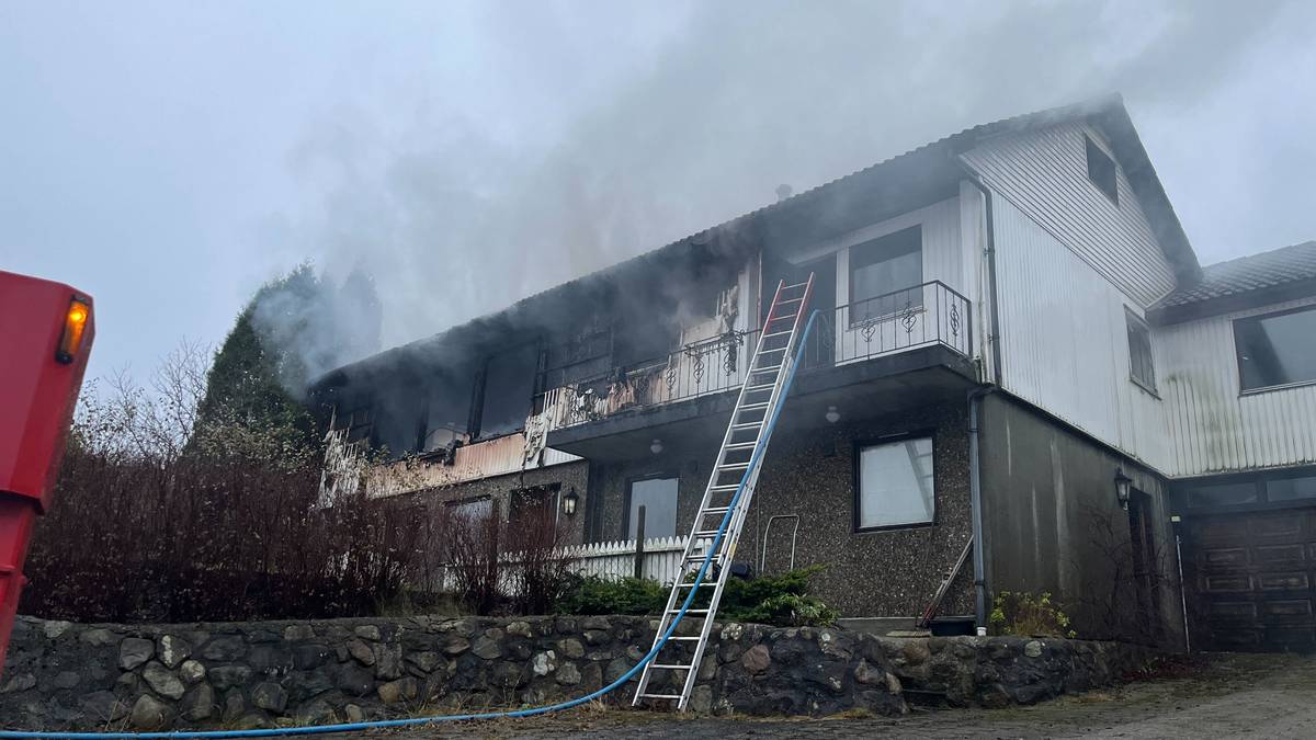Kontroll på boligbrann på Ålgård