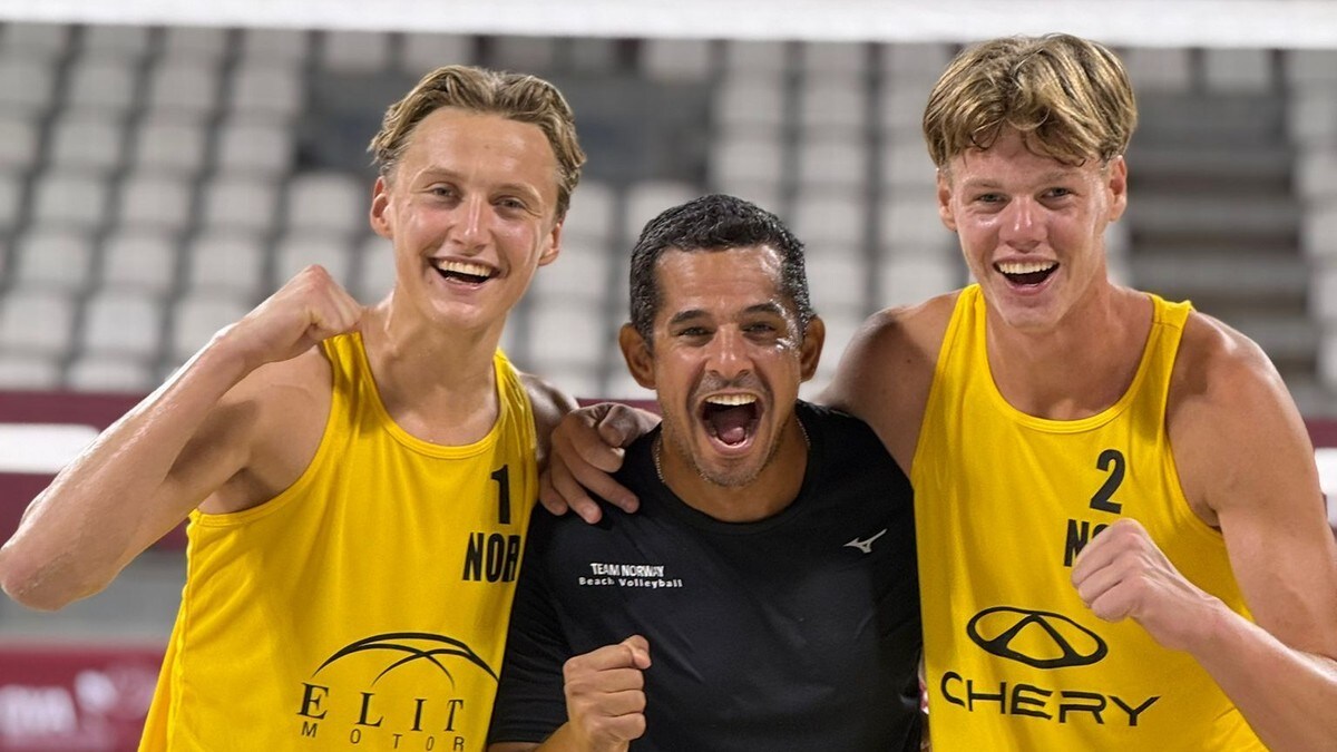 16-åring ble verdensmester i sandvolleyball: – Et lite stykke idrettshistorie!