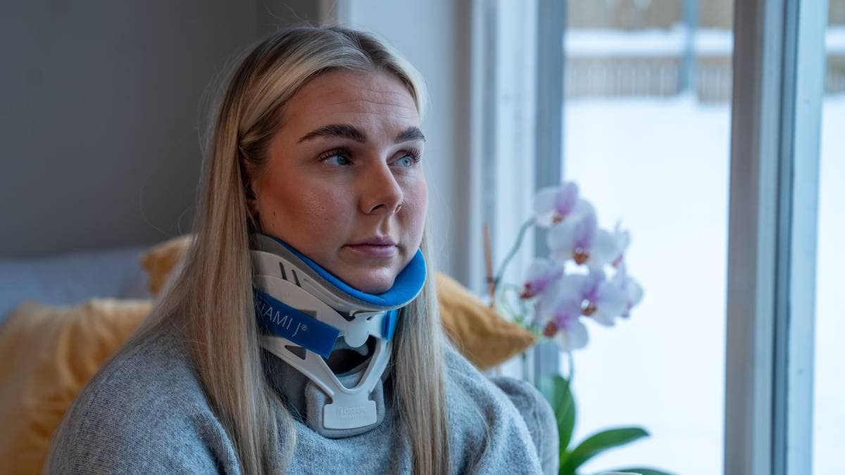 Marie (27) brakk nakken på treningssenter: – Tenkte at livet mitt er ødelagt