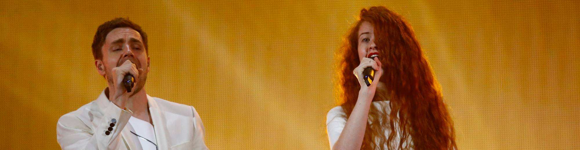 MUSIC-EUROVISION/ Singers Morland and Debrah Scarlett representing Norway perform the song "A Monster Like Me"