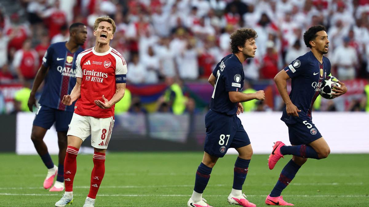 Straffesparkkonkurranse mellom PSG og Arsenal