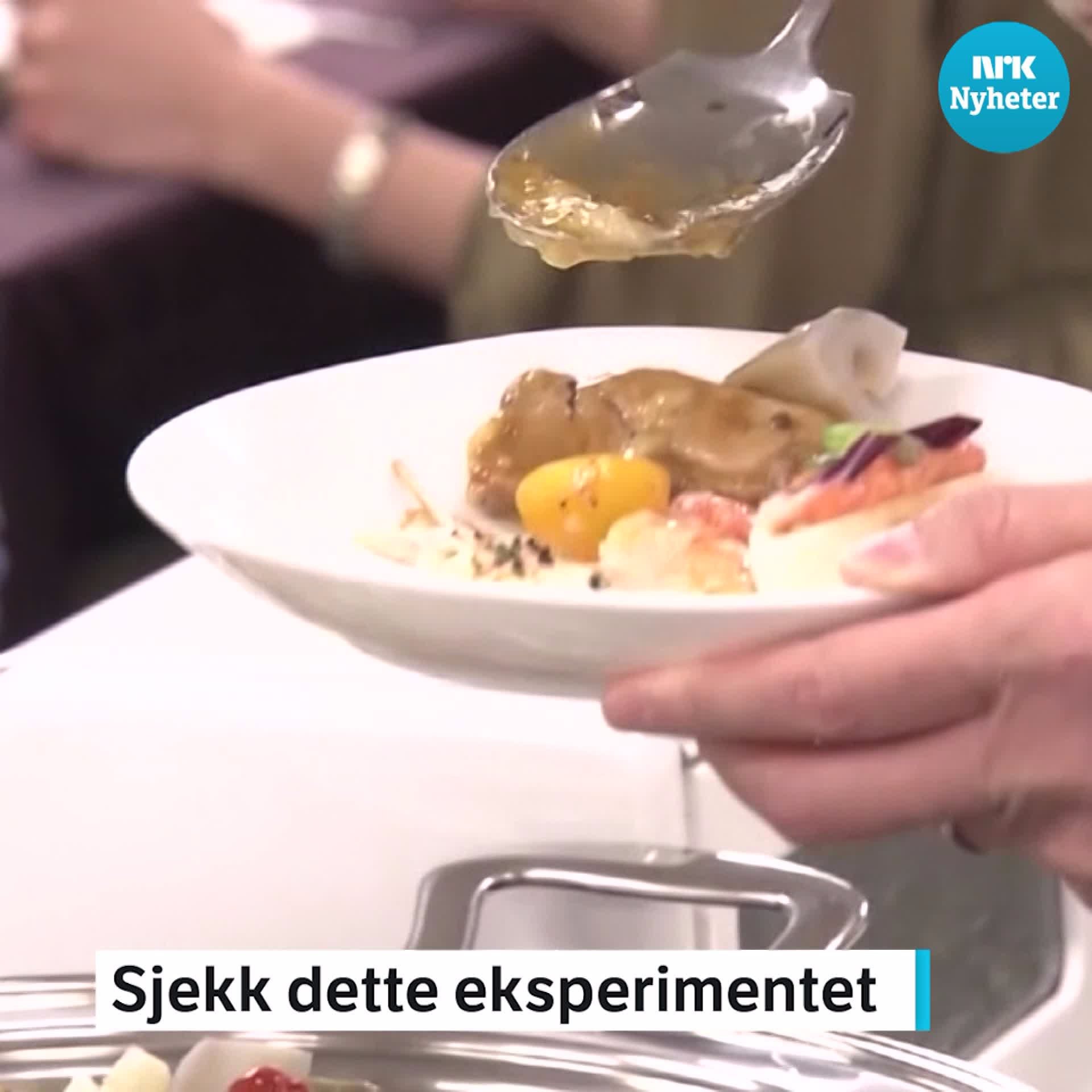 Smitte Eksperiment I En Restaurantbuffet Nrk