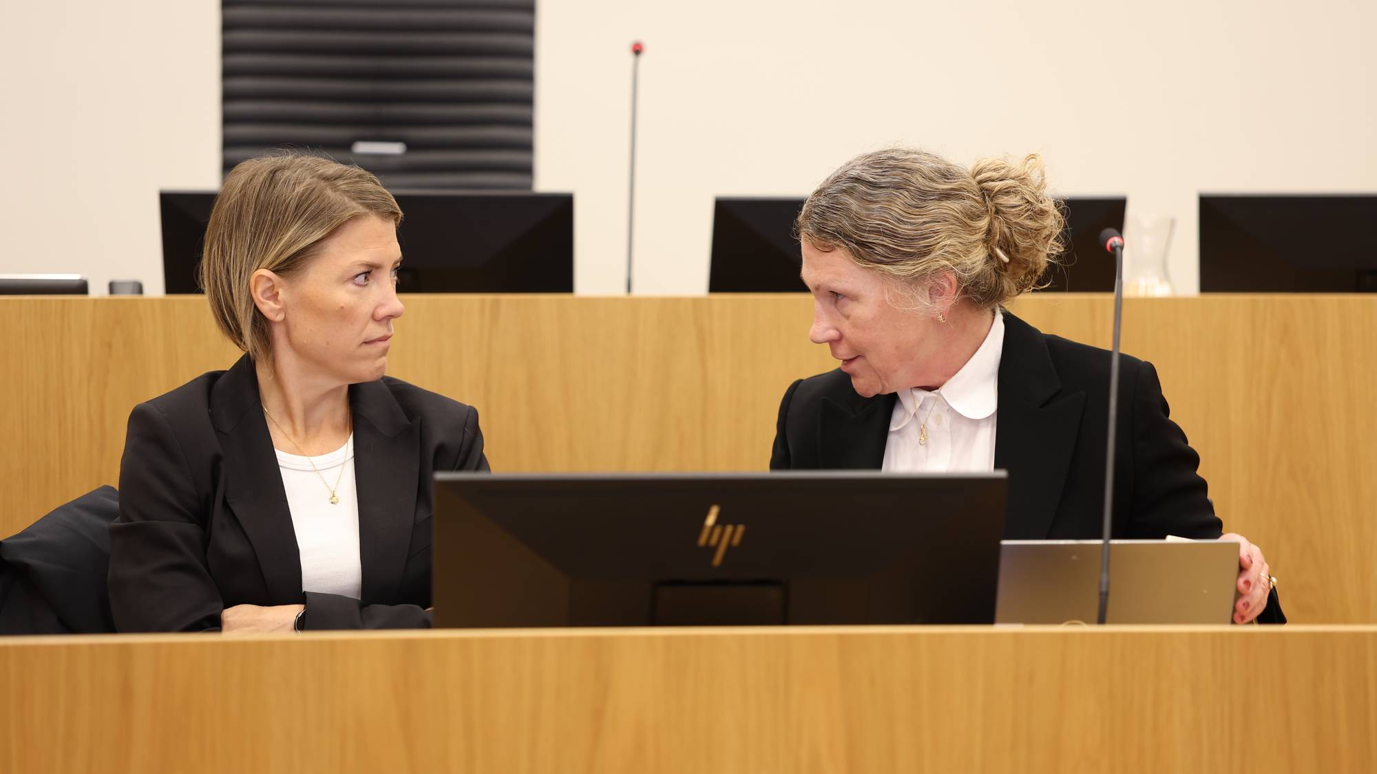 Rettspsykiatris sakkyndige Solveig Klæbo Reitan og psykologspesialist Hanne Foss Berget 