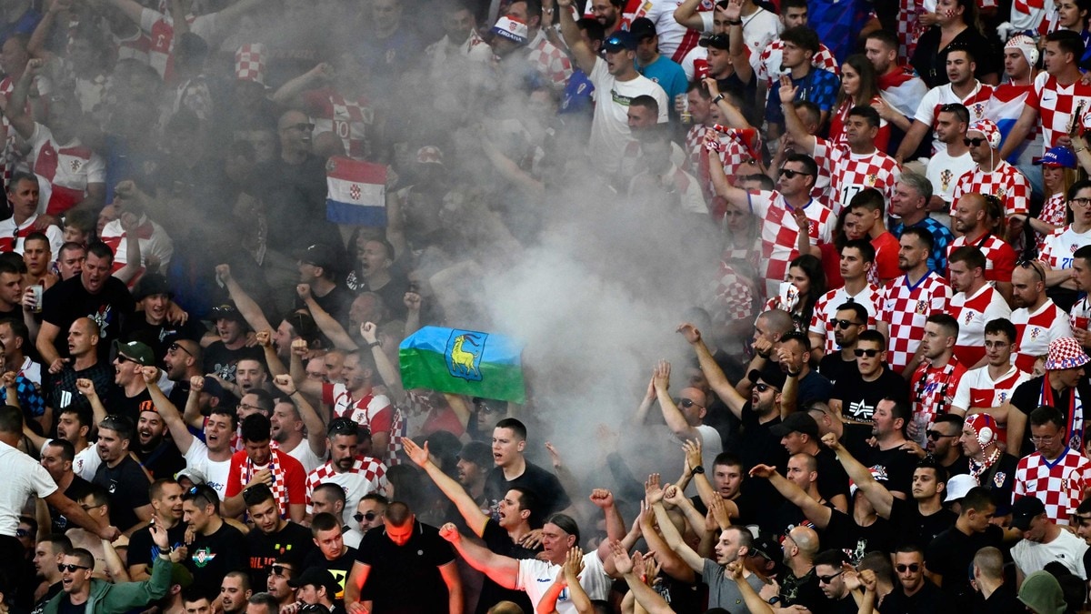Kroatia fikk millionbot for supporterbråk i EM