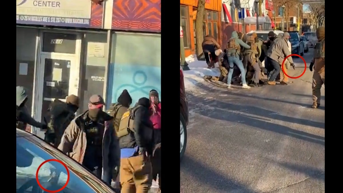 Filmet med mobilen før han ble skutt