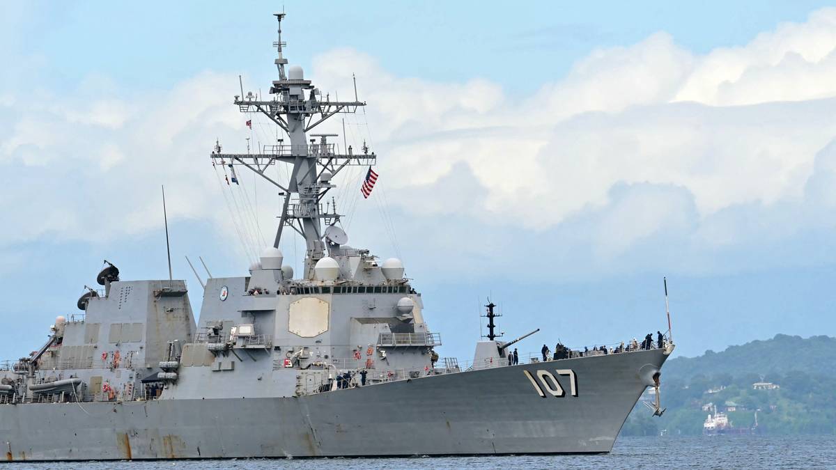 Amerikansk krigsskip i Trinidad og Tobago