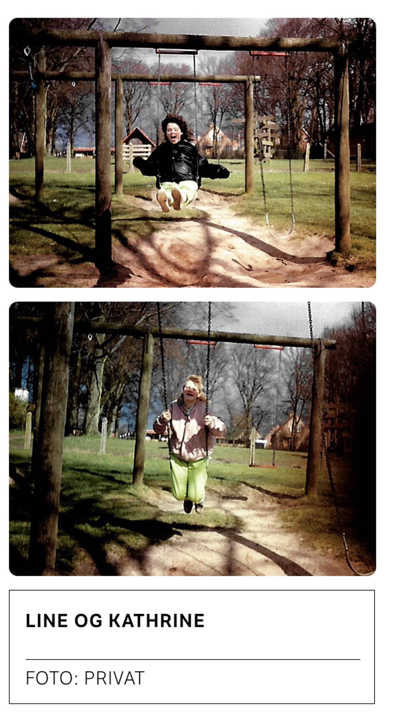 Line og Kathrine