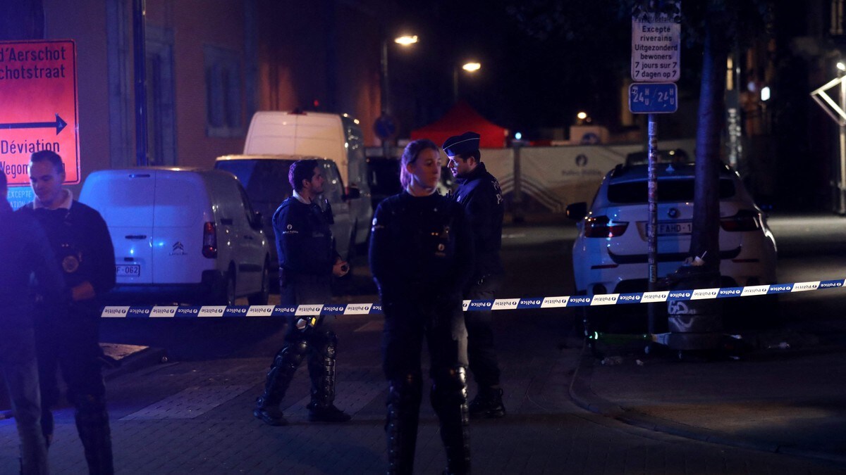 Mogleg terrorangrep i Brussel: Ein politimann drepen